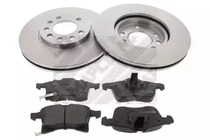 Комплект тормозов, дисковый тормозной механизм MAPCO купить