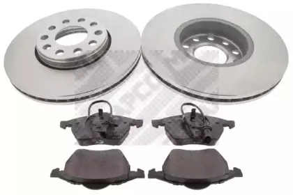 Комплект тормозов, дисковый тормозной механизм MAPCO купить