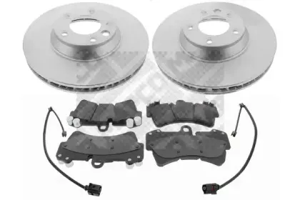 Комплект тормозов, дисковый тормозной механизм MAPCO купить