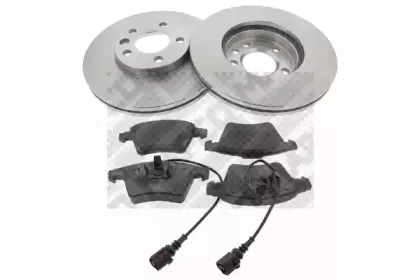 Комплект тормозов, дисковый тормозной механизм MAPCO купить