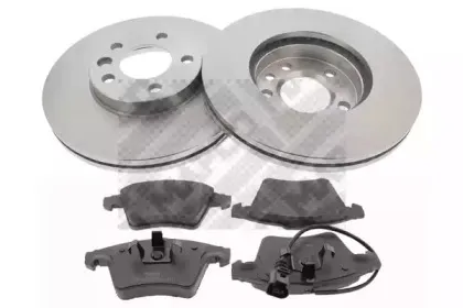 Комплект тормозов, дисковый тормозной механизм MAPCO купить