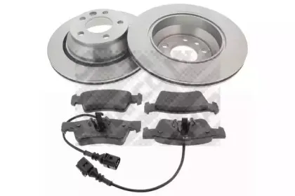 Комплект тормозов, дисковый тормозной механизм MAPCO купить