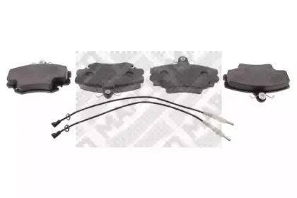 Комплект тормозных колодок, дисковый тормоз MAPCO купить