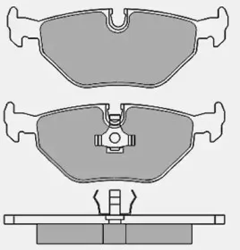 Комплект тормозных колодок, дисковый тормоз MAPCO купить