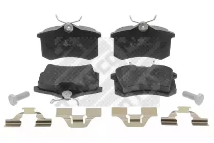 Комплект тормозных колодок, дисковый тормоз MAPCO купить