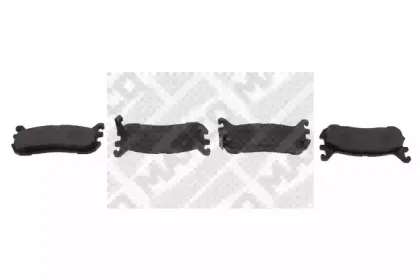 Комплект тормозных колодок, дисковый тормоз MAPCO купить