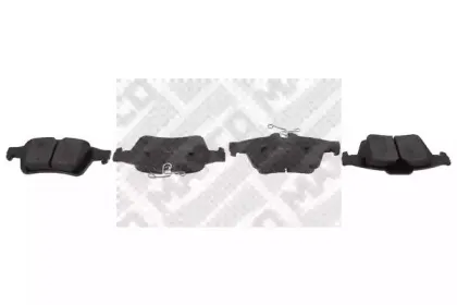 Комплект тормозных колодок, дисковый тормоз MAPCO купить