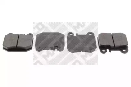 Комплект тормозных колодок, дисковый тормоз MAPCO купить