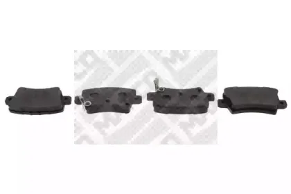 Комплект тормозных колодок, дисковый тормоз MAPCO купить