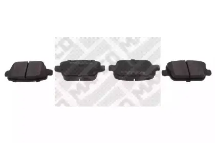 Комплект тормозных колодок, дисковый тормоз MAPCO купить