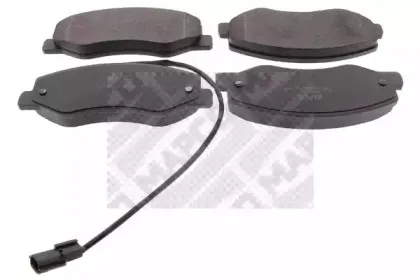 Комплект тормозных колодок, дисковый тормоз MAPCO купить