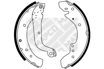 Комплект тормозных колодок MAPCO купить