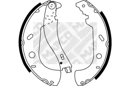 Комплект тормозных колодок MAPCO купить