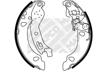 Комплект тормозных колодок MAPCO купить