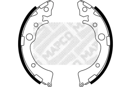 Комплект тормозных колодок MAPCO купить