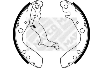 Комплект тормозных колодок MAPCO купить