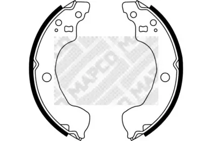 Комплект тормозных колодок MAPCO купить