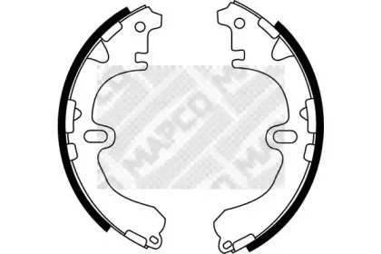 Комплект тормозных колодок MAPCO купить