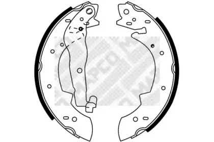 Комплект тормозных колодок MAPCO купить