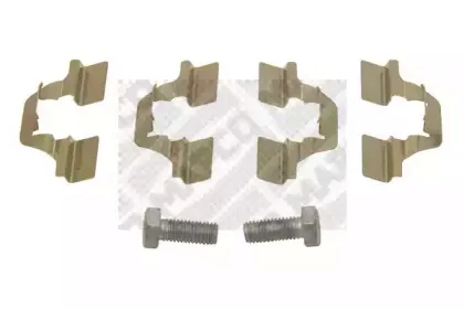 Комплектующие, колодки дискового тормоза MAPCO купить