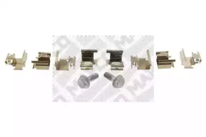 Комплектующие, колодки дискового тормоза MAPCO купить