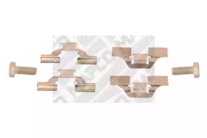 Комплектующие, колодки дискового тормоза MAPCO купить