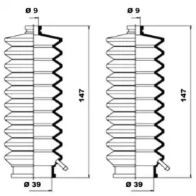 Комплект пылника, рулевое управление MOOG купить