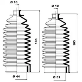 Комплект пылника, рулевое управление MOOG купить