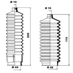 Комплект пылника, рулевое управление MOOG купить