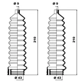 Комплект пылника, рулевое управление MOOG купить
