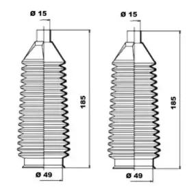 Комплект пылника, рулевое управление MOOG купить