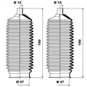 Комплект пылника, рулевое управление MOOG купить