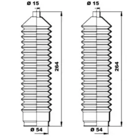 Комплект пылника, рулевое управление MOOG купить