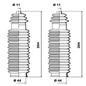 Комплект пылника, рулевое управление MOOG купить