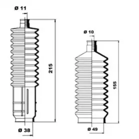 Комплект пылника, рулевое управление MOOG купить