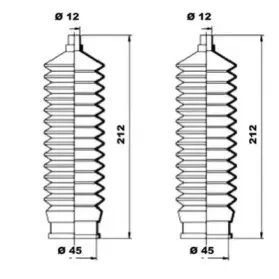 Комплект пылника, рулевое управление MOOG купить
