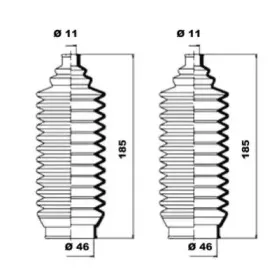 Комплект пылника, рулевое управление MOOG купить