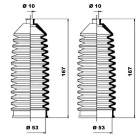 Комплект пылника, рулевое управление MOOG купить