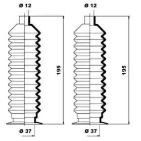Комплект пылника, рулевое управление MOOG купить