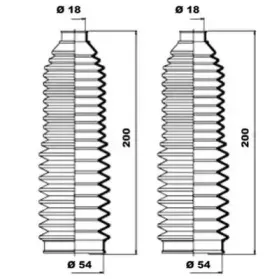 Комплект пылника, рулевое управление MOOG купить