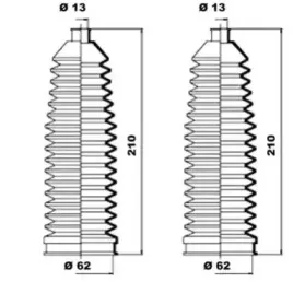 Комплект пылника, рулевое управление MOOG купить
