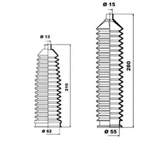 Комплект пылника, рулевое управление MOOG купить