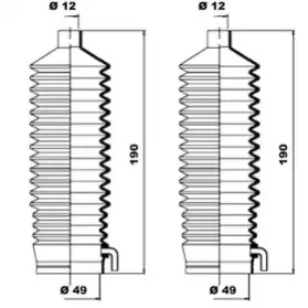 Комплект пылника, рулевое управление MOOG купить