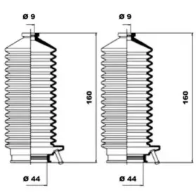 Комплект пылника, рулевое управление MOOG купить