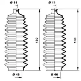 Комплект пылника, рулевое управление MOOG купить