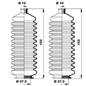 Комплект пылника, рулевое управление MOOG купить