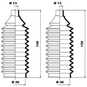 Комплект пылника, рулевое управление MOOG купить