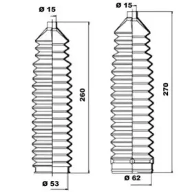Комплект пылника, рулевое управление MOOG купить