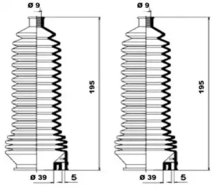 Комплект пылника, рулевое управление MOOG купить