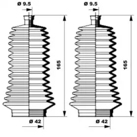 Комплект пылника, рулевое управление MOOG купить